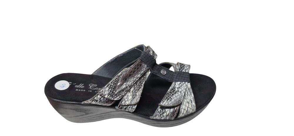 NEW HELLE COMFORT women's garden sandal in hydra black